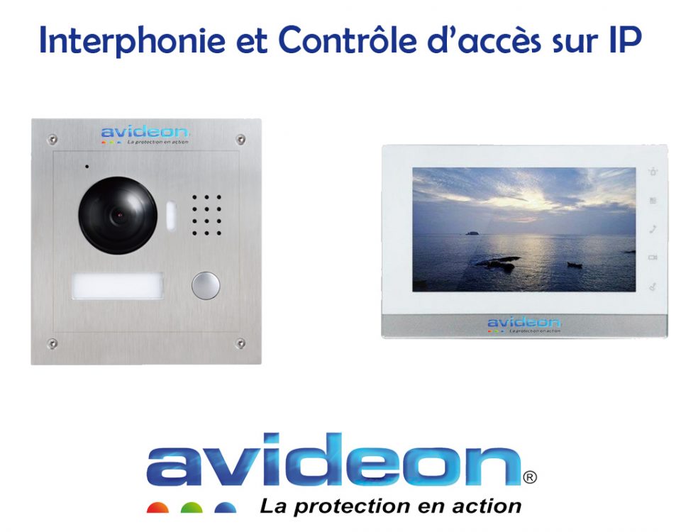 Kit portier video avideon