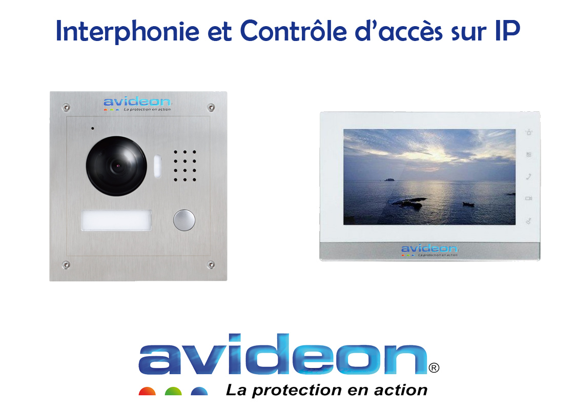 Kit portier video avideon