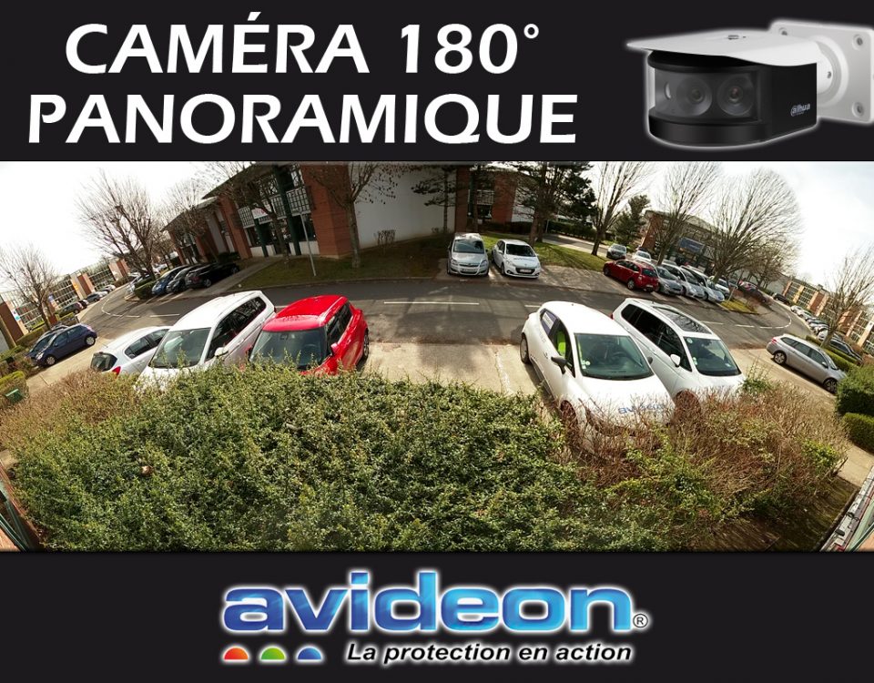 Caméra vidéosurveillance panoramique 180 degrés