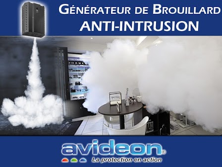 Générateur de brouillard anti-intrusion