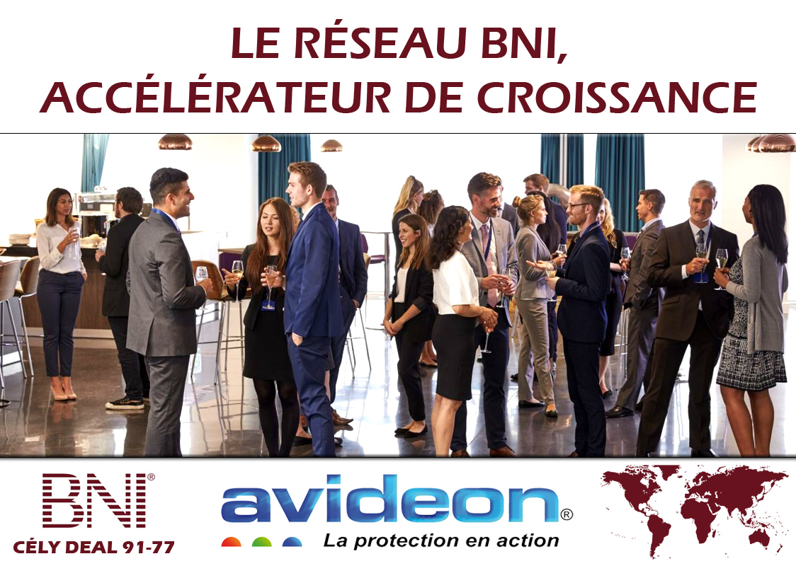Réseau BNI Cély Deal 91 - 77 Avidéon