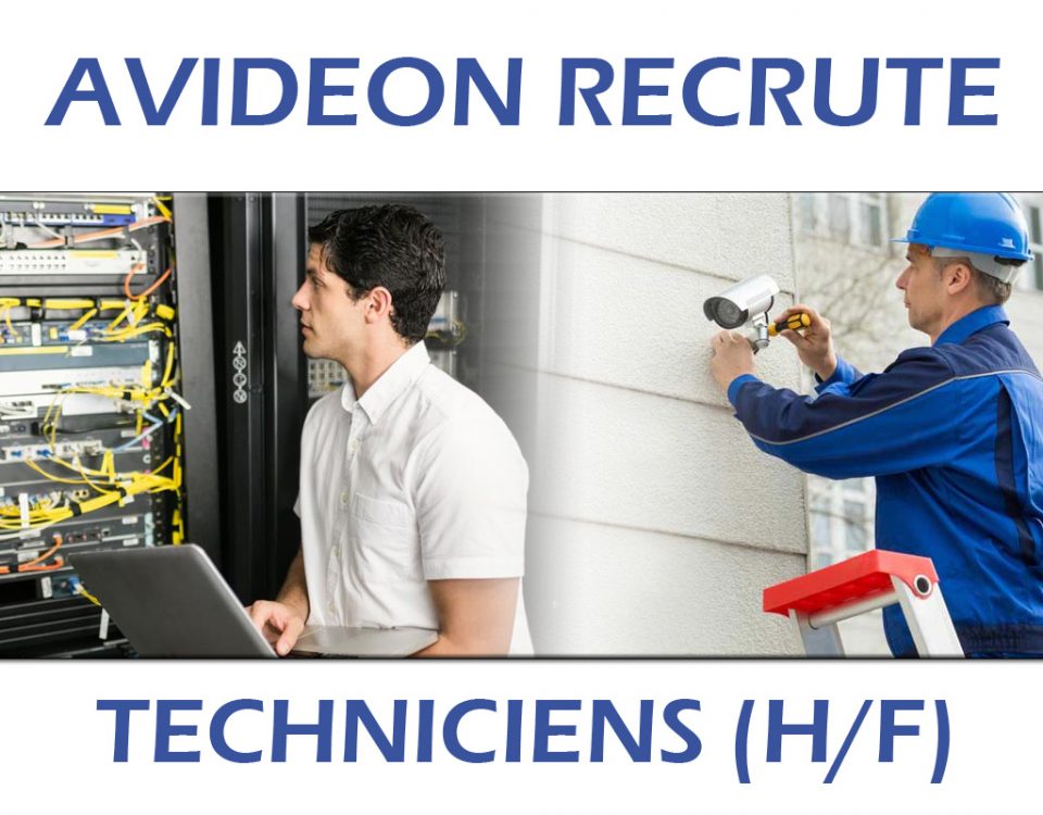 Avideon recrute - techniciens